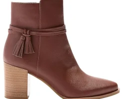 Timber Tassel Bootie Leather