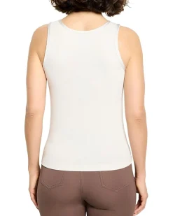 Trimmed Perfect Knit Ribbed Tank