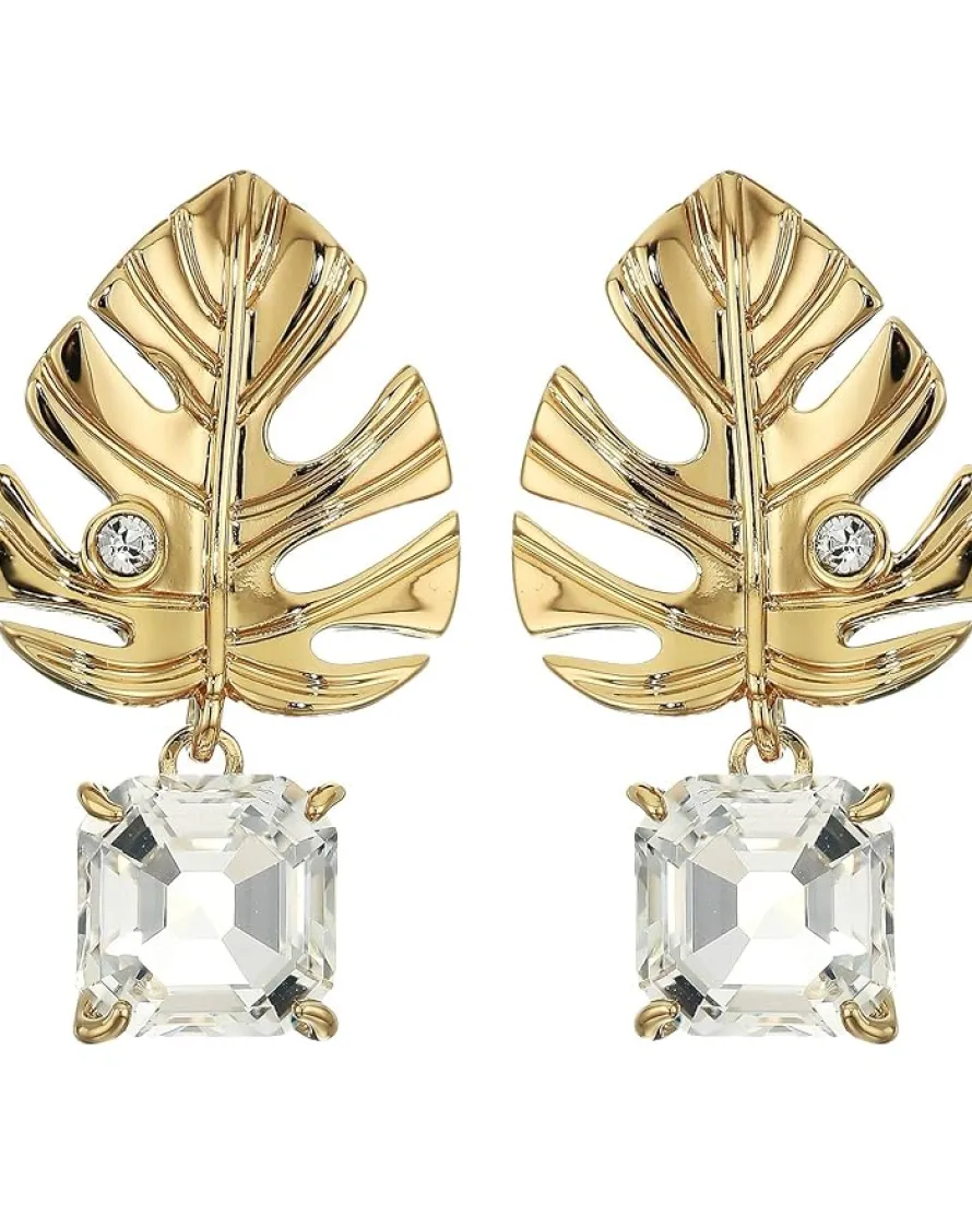 Tropical Leaf Pierced Earrings