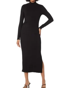 Turtleneck Midi Dress