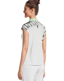 Twist & Turn Print Short Sleeve Top