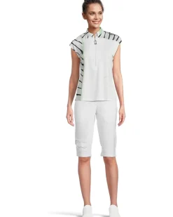 Twist & Turn Print Short Sleeve Top