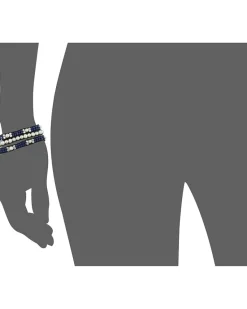 Twisted Pearl and Blue Bracelet