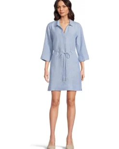 Two Palms 3/4 Sleeve Shift Dress