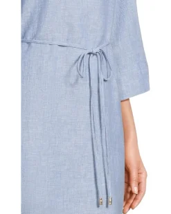 Two Palms 3/4 Sleeve Shift Dress