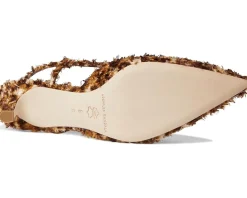 Tyson Smocked Sling Back Kitten Heel