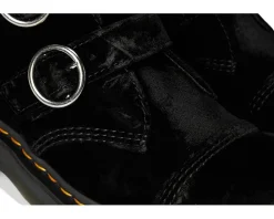 Vegan Devon Velvet Platform Boots