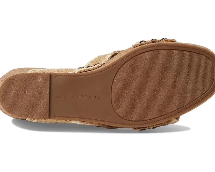 Vickta Woven Band Cork Wedge Sandals