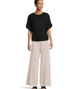 Vicky Scoop Neck Balloon Sleeve Tee