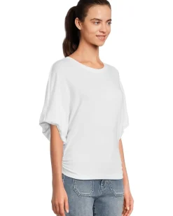 Vicky Scoop Neck Balloon Sleeve Tee