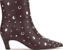 Viviana Kitten Heel Studded Bootie