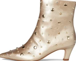 Viviana Kitten Heel Studded Bootie