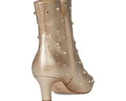 Viviana Kitten Heel Studded Bootie