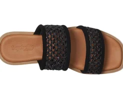 Water Lilly Suede Slide Sandal