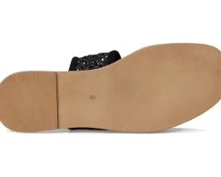 Water Lilly Suede Slide Sandal