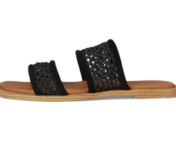 Water Lilly Suede Slide Sandal