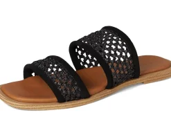 Water Lilly Suede Slide Sandal