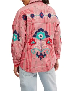 We The Free Embroidered Sashiko Shirt