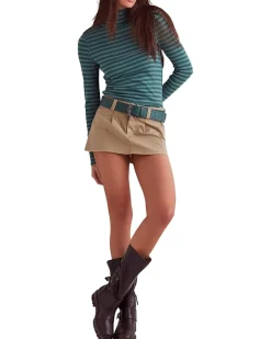 We The Free Good Good Stripe Turtleneck