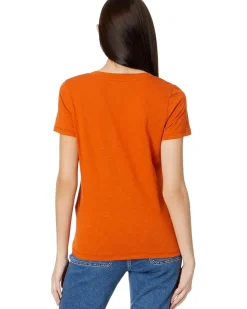 Whisper Cotton V-Neck Tee