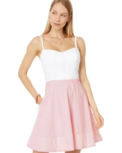 Winslow Eyelet Stripe Combo Dress