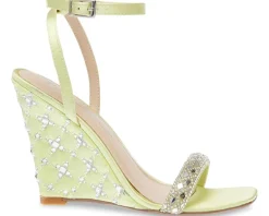 Women's Blue by Betsey Johnson Simon Wedge Sandals