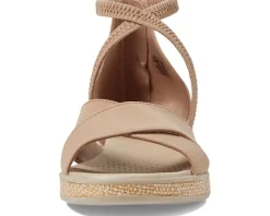 Women's Bzees Bali Sand Strappy Wedge Sandals