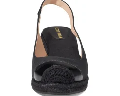 Women's Cole Haan Cloudfeel Espadrille Wedge Slingback 80 mm
