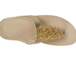 Women's FitFlop Fino Bauble-Bead Toe-Post Sandals