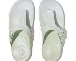 Women's FitFlop Iqushion Iridescent Adjustable Buckle Flip-Flops
