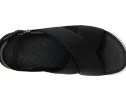 Women's FitFlop Lulu Cross-Back Strap Sandals - Leather