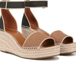 Women's Franco Sarto Clemens Raffia Espadrille Wedge Heel Sandals
