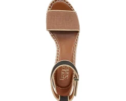 Women's Franco Sarto Clemens Raffia Espadrille Wedge Heel Sandals