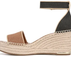 Women's Franco Sarto Clemens Raffia Espadrille Wedge Heel Sandals