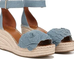 Women's Franco Sarto Clemens Raffia Espadrille Wedge Heel Sandals