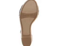 Women's Franco Sarto Clemens Raffia Espadrille Wedge Heel Sandals