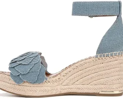 Women's Franco Sarto Clemens Raffia Espadrille Wedge Heel Sandals
