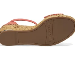 Women's Franco Sarto Clemens Raffia Espadrille Wedge Heel Sandals