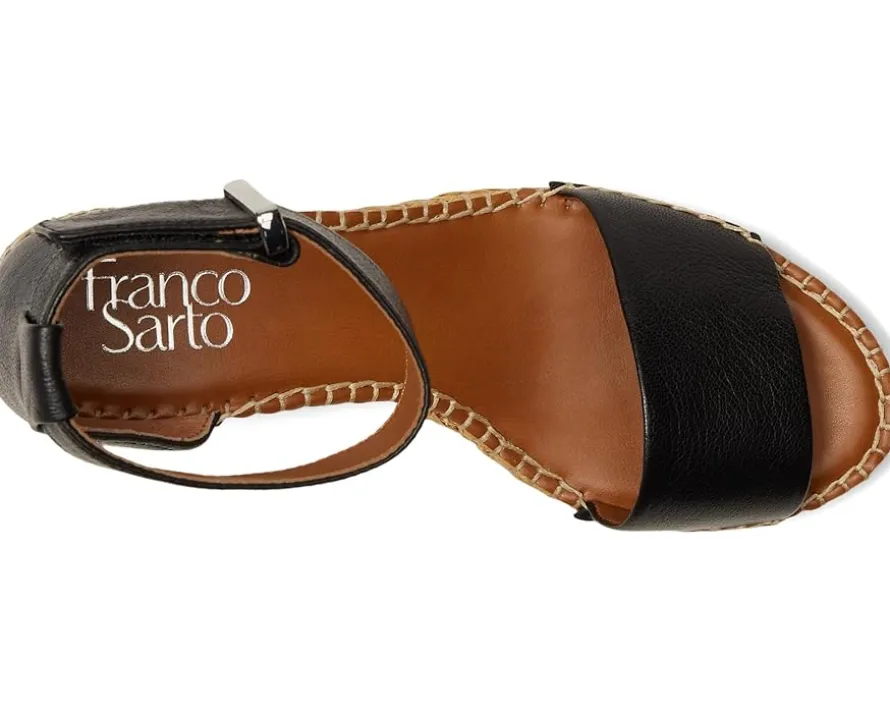 Women's Franco Sarto Clemens Raffia Espadrille Wedge Heel Sandals