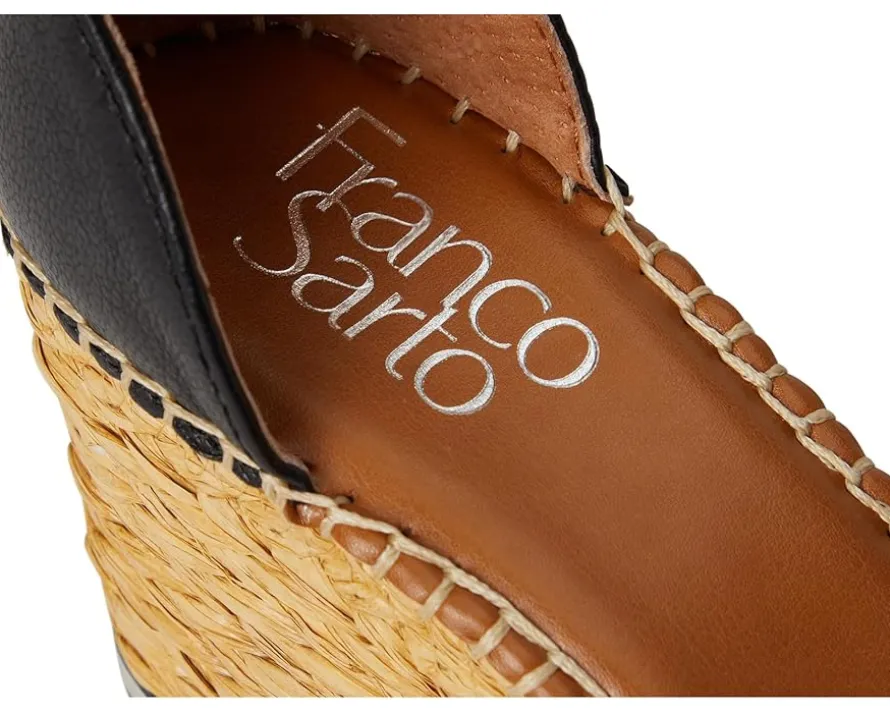 Women's Franco Sarto Clemens Raffia Espadrille Wedge Heel Sandals