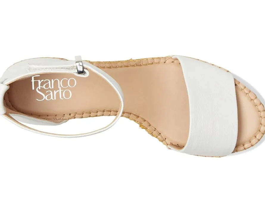 Women's Franco Sarto Clemens Raffia Espadrille Wedge Heel Sandals