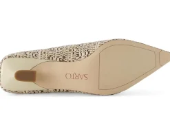 Women's Franco Sarto Diva Pointed Toe Kitten Heel Pump