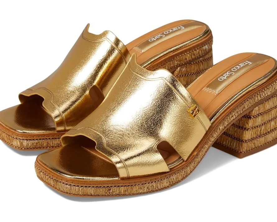 Women's Franco Sarto Florence Fashion Slide Heeled Sandals