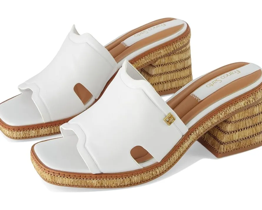 Women's Franco Sarto Florence Fashion Slide Heeled Sandals