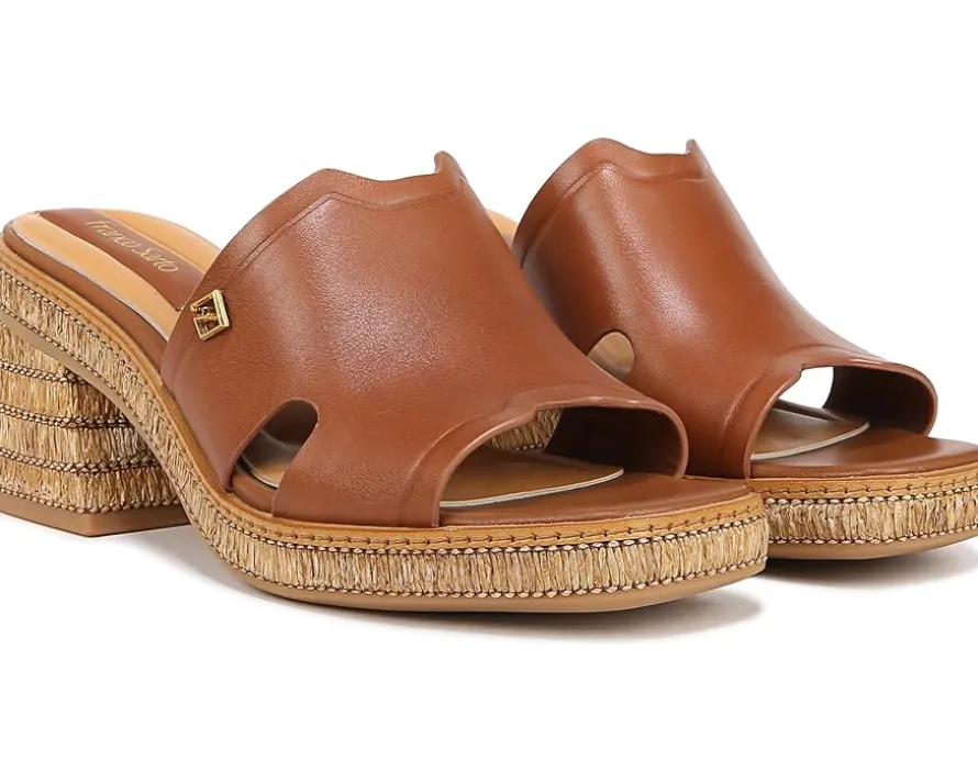 Women's Franco Sarto Florence Fashion Slide Heeled Sandals