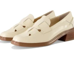 Women's Franco Sarto Gene Cut Out Heeled Loafers