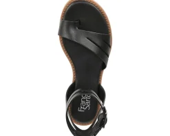 Women's Franco Sarto Greene Ankle Strap Flat Sandals