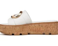 Women's Franco Sarto Hoda Cork Platform Slide Sandals