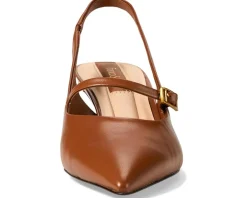 Women's Franco Sarto Khloe Pointed Toe Slingback Kitten Heel