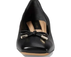 Women's Franco Sarto Natalia Square Toe Block Heel Pumps with Bow